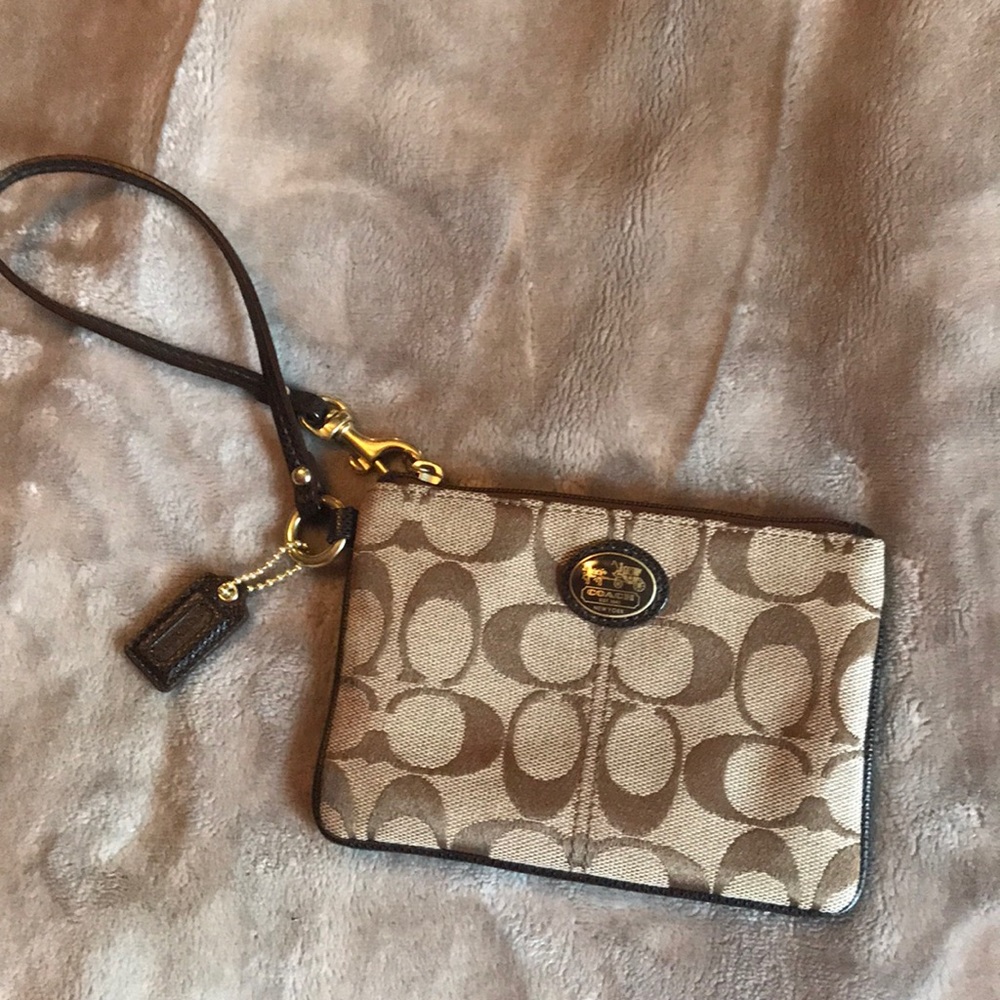 EUC Coach Wallet/ Clutch 6” Wide 4.25” Tall